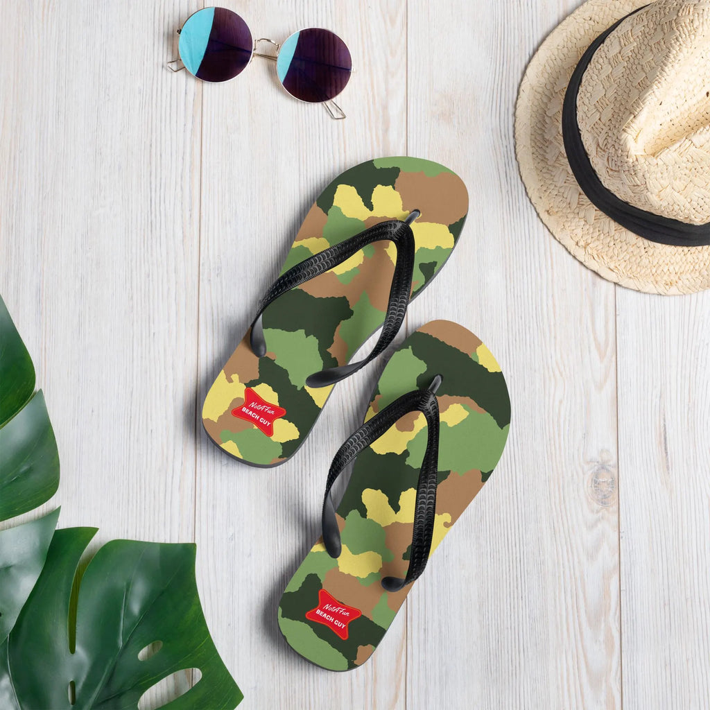 The Mid Life Original Camouflage Flip Flops