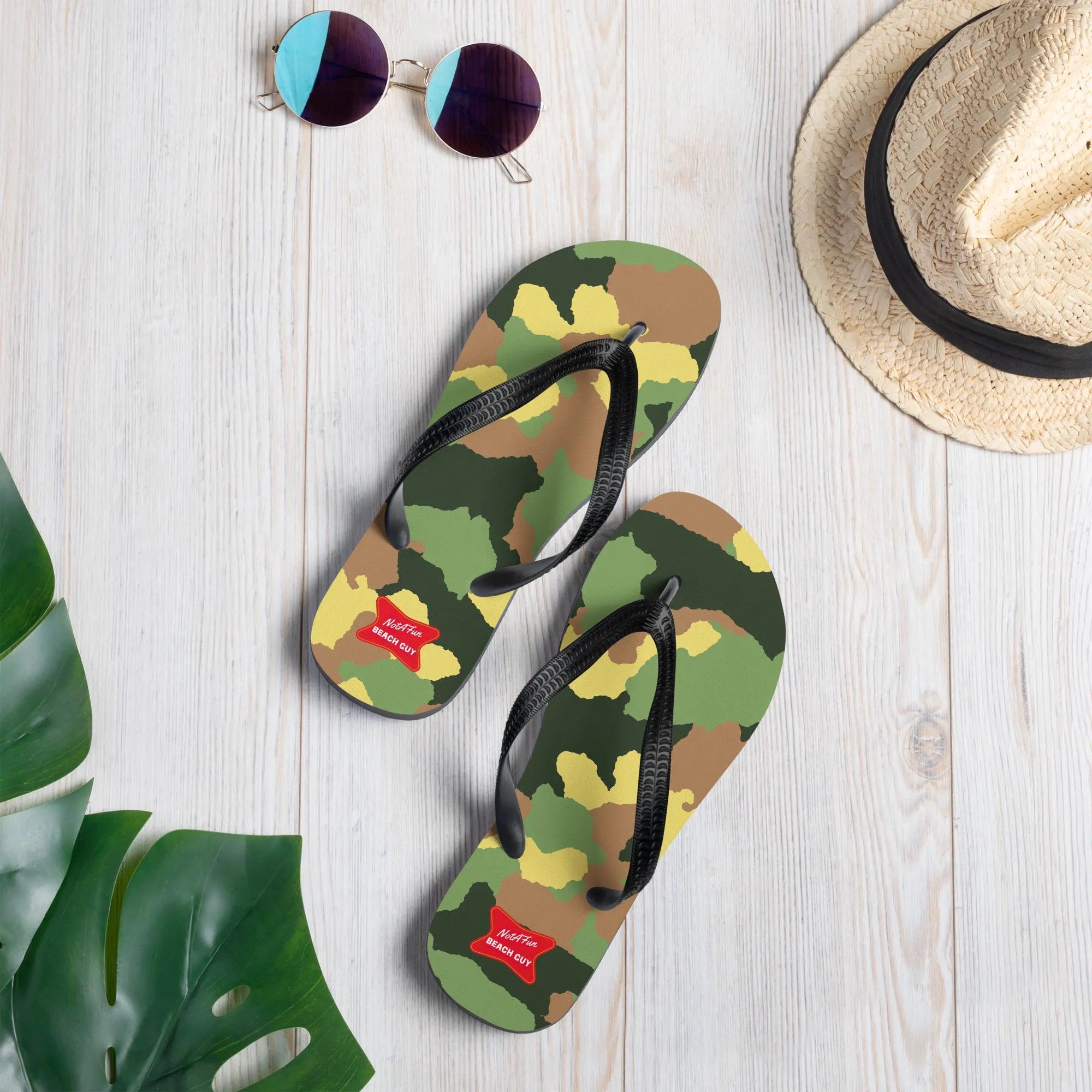 The Mid Life Original Camouflage Flip Flops